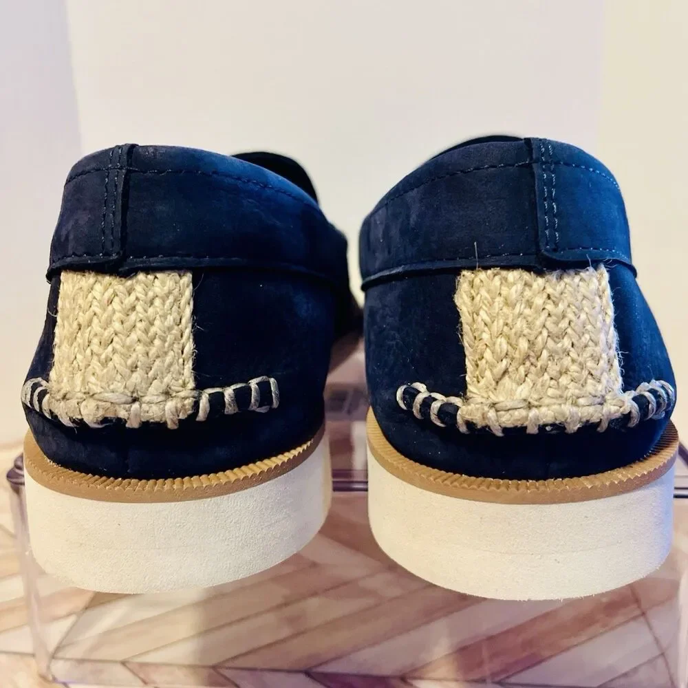 Sperry Authentic Original Double‎ Sole Venetian Loafer M 11.5 Navy Blue STS25570